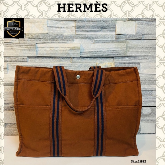 Hermes Handbags - Hermes tote bag fourne tout MM brown handbag